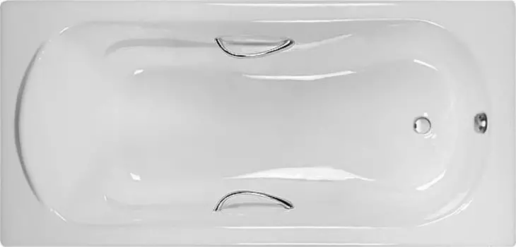 Чугунная ванна Castalia Venera 180x80x42 с ручками