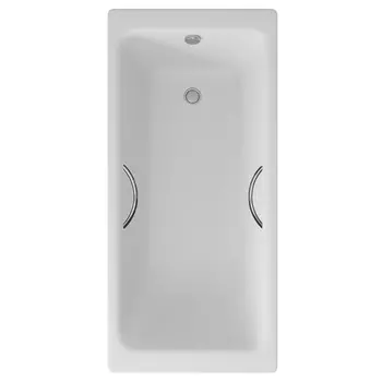 Чугунная ванна Delice Parallel 150х70 с ручками