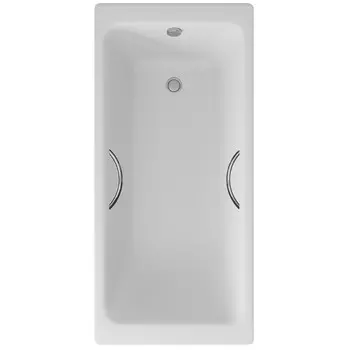 Чугунная ванна Delice Parallel Comfort DLR220505R 170х70 с ручками, без ножек
