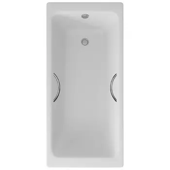 Чугунная ванна Delice Parallel Comfort DLR220502R 170х80 с ручками, без ножек