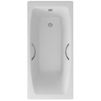 Чугунная ванна Delice Repos Comfort DLR220507R 150х70 с ручками, без ножек