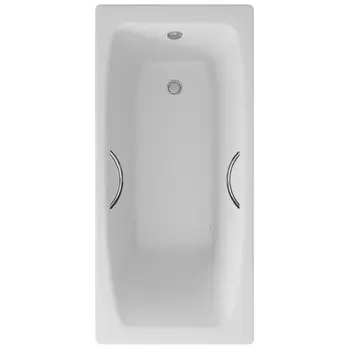 Чугунная ванна Delice Repos DLR220508R 170х70 с ручками, без ножек