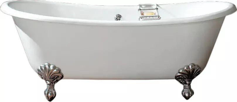 Чугунная ванна Devon&amp;Devon Admiral ножки алюминий
