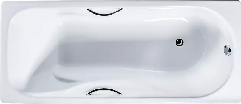 Чугунная ванна DIWO Ярославль 170х75 с ножками, с ручками