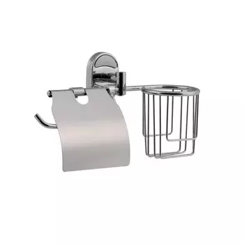 Держатель туалетной бумаги Axentia 128422 с корзиной для хранения