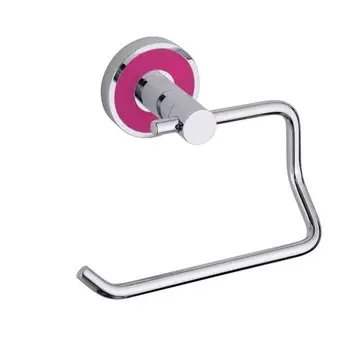Держатель туалетной бумаги Bemeta Trend-I 104112048f хром/розовый