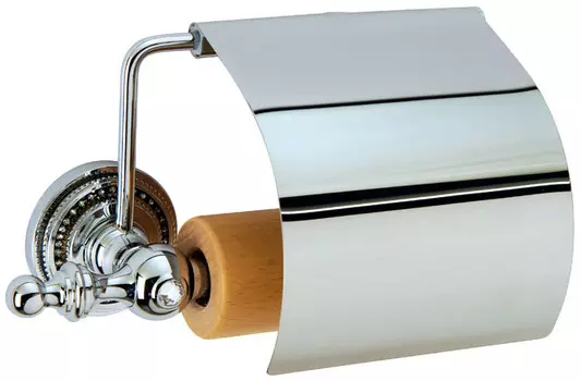 Держатель туалетной бумаги Boheme Brillante 10430 с крышкой