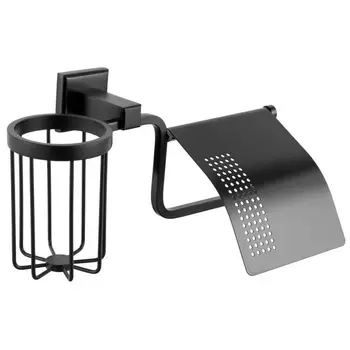 Держатель туалетной бумаги Felice Notte FL 1007-D N с держателем освежителя