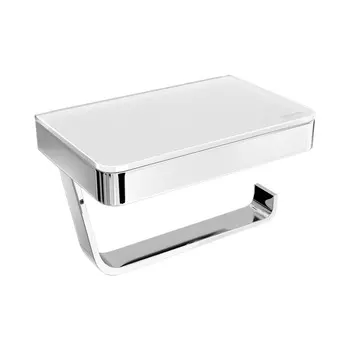 Держатель туалетной бумаги Lemark Glass Line 9721028 хром