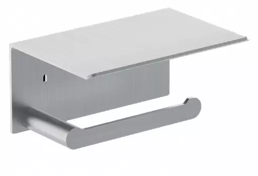 Держатель туалетной бумаги Nofer Verona 16876.B с полкой для телефона, глянцевый