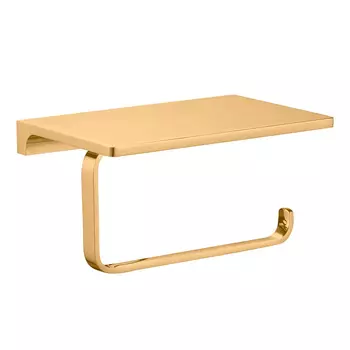 Держатель туалетной бумаги Rav Slezak NIL NLA0403ZK золотистый крацованный