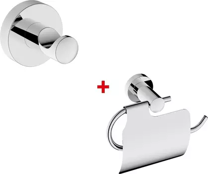 Держатель туалетной бумаги Rush Victoria VI71111 + крючок