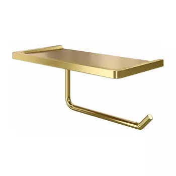 Держатель туалетной бумаги WasserKRAFT K-1625 матовое золото