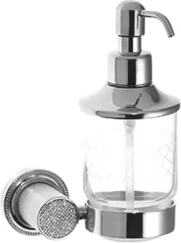 Дозатор Boheme Royal Cristal Chrome подвесной
