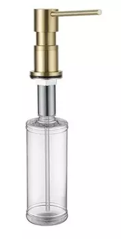 Дозатор Gappo G402-3 для жидкого мыла, золотой сатин