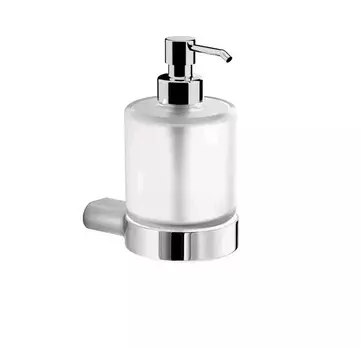 Дозатор Inda Mito A2010NCR + A2012ACR21 настенный, хром/матовое стекло