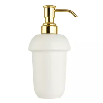 Дозатор Migliore Mirella 27666 керамика золото