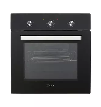 Духовой шкаф электрический LEX EDM 041 BL встраиваемый, черный