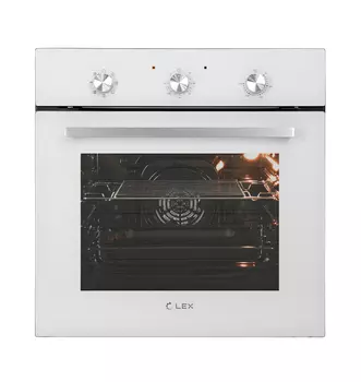Духовой шкаф электрический LEX EDM 070 WH встраиваемый, белый