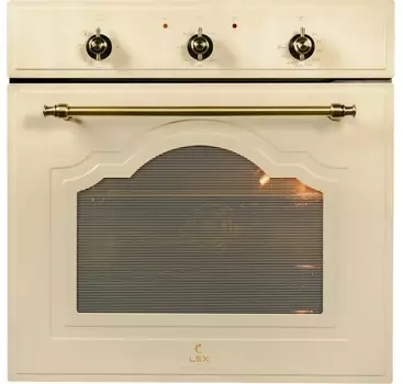 Духовой шкаф LEX EDM 076 C IV электрический встраиваемый, слоновая кость