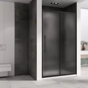 Душевая дверь в нишу Abber Schwarzer Diamant AG30120BMH 120хх195 см