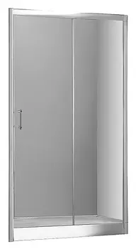 Душевая дверь в нишу Aquanet Alfa NAA6121 140, прозрачное стекло