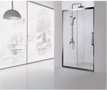 Душевая дверь в нишу Aquanet Delta NPE6121 130, прозрачное стекло