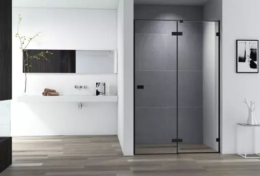 Душевая дверь в нишу Cezares Bellagio-B-12-120-C-NERO