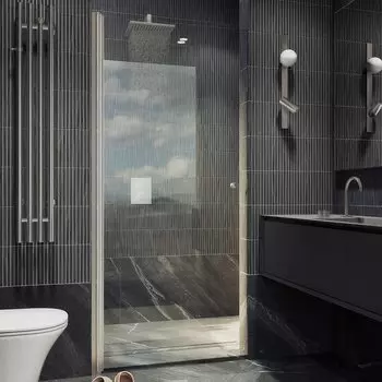 Душевая дверь в нишу Maybah Glass MGD-797-5 60х198, профиль хром матовый, стекло прозрачное