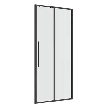 Душевая дверь в нишу Niagara Nova 100х195 см, профиль графит матовый, стекло прозрачное