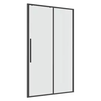 Душевая дверь в нишу Niagara Nova 130х195 см, профиль графит матовый, стекло прозрачное
