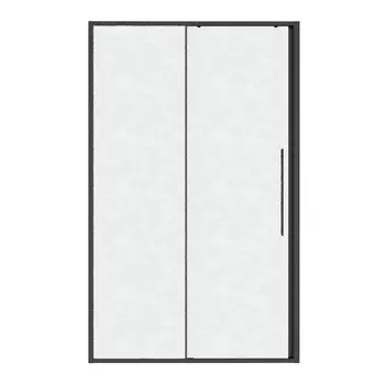 Душевая дверь в нишу Niagara Nova 130х195 см, профиль графит матовый, стекло шиншилла