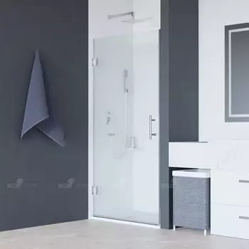 Душевая дверь в нишу RGW Hotel HO-011 80х195 см, профиль хром, стекло прозрачное
