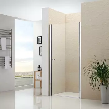 Душевая дверь в нишу RGW Leipzig LE-01 900х1950 профиль хром, стекло чистое