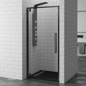 Душевая дверь в нишу RGW Stilvoll SV-02B 100х200 профиль черный