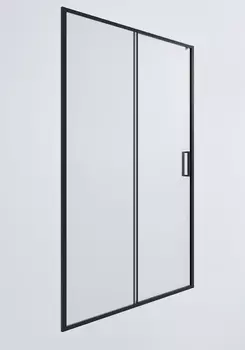 Душевая дверь в нишу Timo TD-150/03C-6 150х195 см, профиль черный, стекло прозрачное