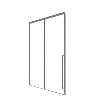 Душевая дверь в нишу Timo TDSS-130/13C-8R 130х200 см, стекло прозрачное, профиль никель