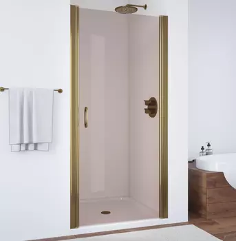 Душевая дверь в нишу Vegas Glass EP 0065 05 05 профиль бронза, стекло бронза