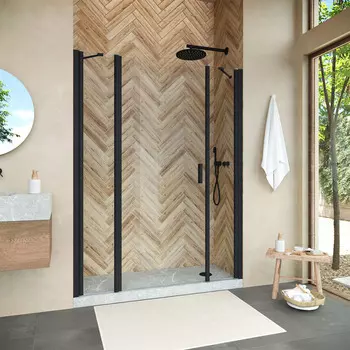 Душевая дверь в нишу Vegas Glass EP-2F NOVO 185 02М CRYSTALVISION L