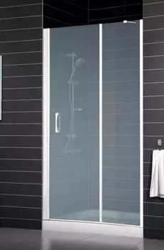 Душевая дверь в нишу Vegas Glass EP-F-1 0120 01 10 L профиль белый, стекло сатин