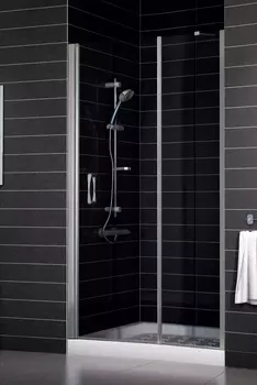 Душевая дверь в нишу Vegas Glass EP-F-1 0125 07 01 L стекло прозрачное, 125