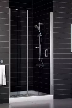 Душевая дверь в нишу Vegas Glass EP-F-1 0125 07 01 R стекло прозрачное, 125