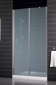 Душевая дверь в нишу Vegas Glass EP-F-1 0130 07 10 L стекло сатин, 130