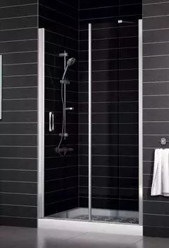 Душевая дверь в нишу Vegas Glass EP-F-1 0135 08 01 L стекло прозрачное, 135