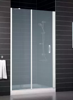 Душевая дверь в нишу Vegas Glass EP-F-1 0150 01 10 R профиль белый, стекло сатин