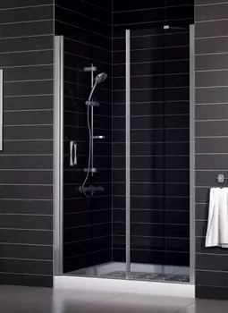 Душевая дверь в нишу Vegas Glass EP-F-1 0150 07 01 L стекло прозрачное, 150