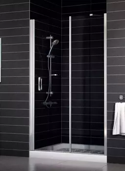 Душевая дверь в нишу Vegas Glass EP-F-1 0150 08 01 L стекло прозрачное, 150