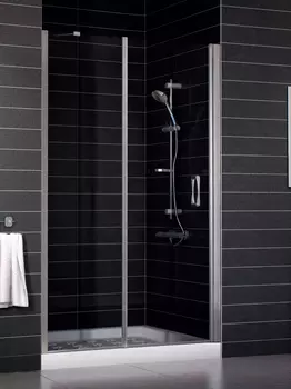 Душевая дверь в нишу Vegas Glass EP-F-1 0155 07 01 R стекло прозрачное, 155