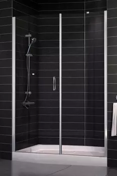 Душевая дверь в нишу Vegas Glass EP-F-2 0140 08 01 L стекло прозрачное, 140