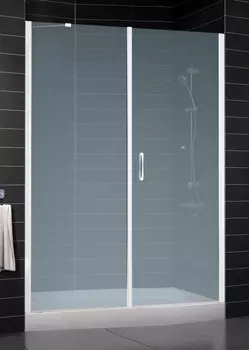 Душевая дверь в нишу Vegas Glass EP-F-2 0145 01 10 R профиль белый, стекло сатин